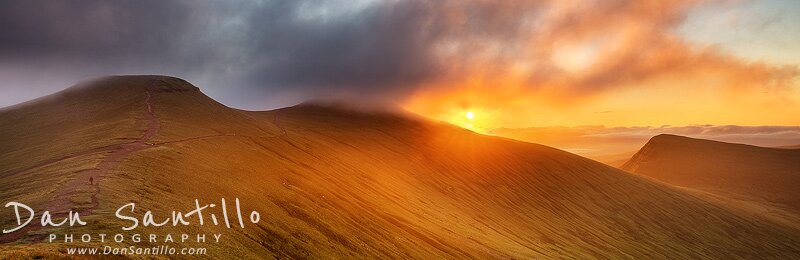Corn Du, Pen y Fan and Corn Du