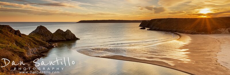 Three Cliffs Bay